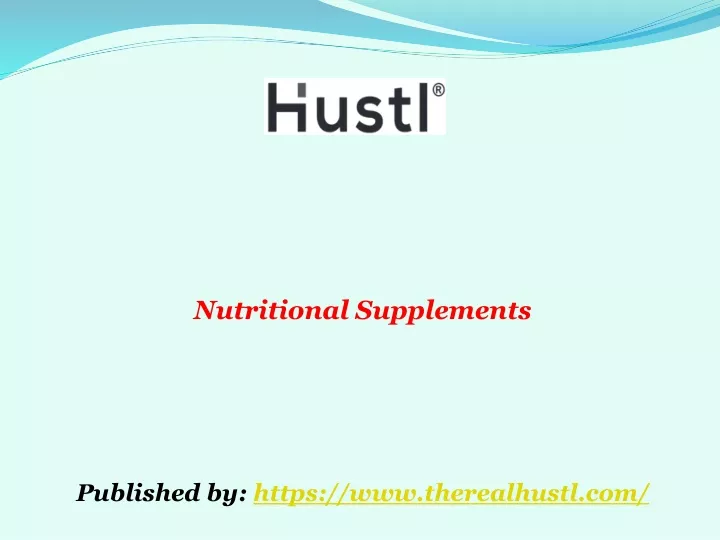 nutritional supplements published by https