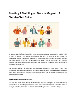 Creating A Multilingual Store in Magento: A Step-by-Step Guide
