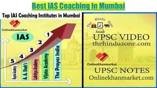 Top IAS Coaching in Mubmai