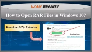 Easiest Way to Extract a .RAR file in Windows 10