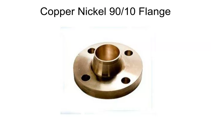 copper nickel 90 10 flange