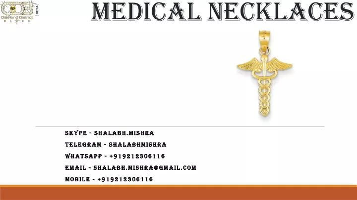 medical necklaces