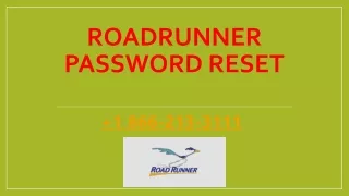 Roadrunner Password Reset