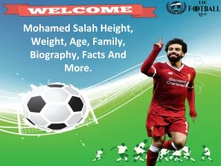 Lets know with us about the mohamed salah