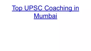 top upse coaching in mumbai