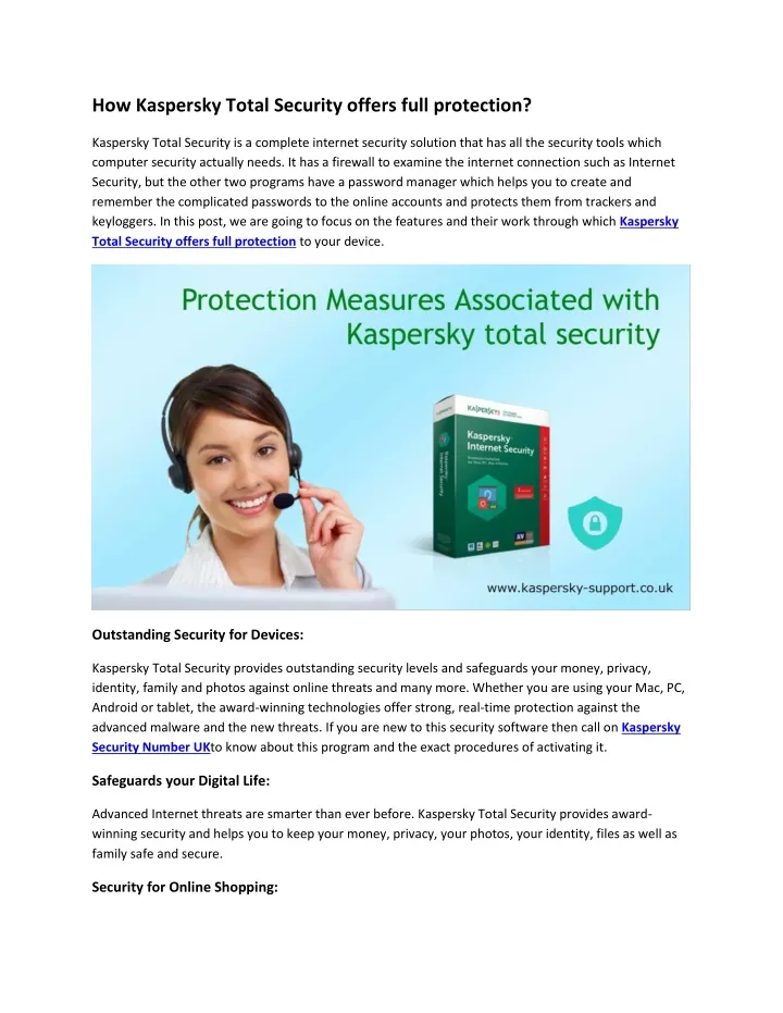 how kaspersky total security offers full