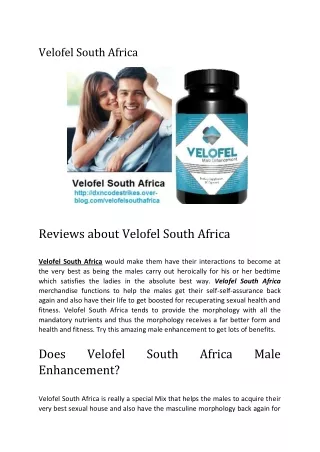 Velofel South Africa