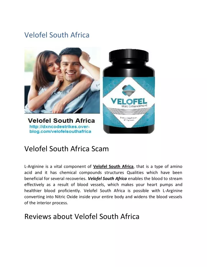 velofel south africa
