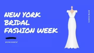 Womens Bridal Fashion Week Shows New York  