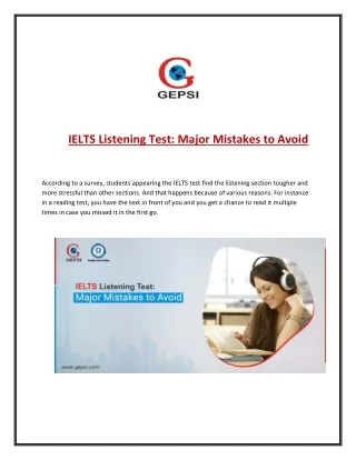 Useful Tips to Ace the IELTS Listening Test