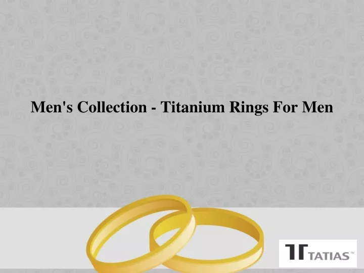 men s collection titanium rings for men