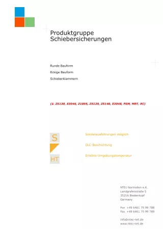 Schiebersicherungen für den Werkzeug | slide locks for toolshops