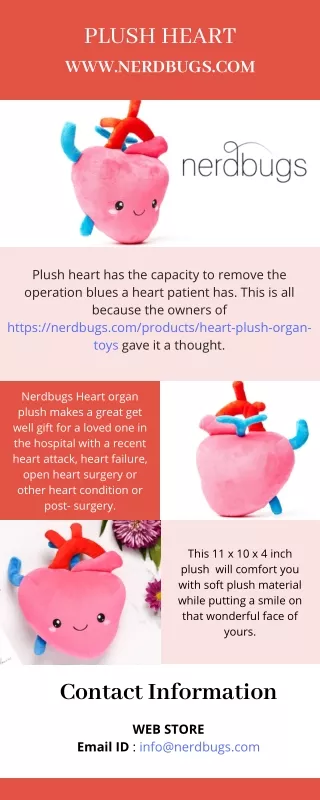 Plush Heart - nerdbugs.com
