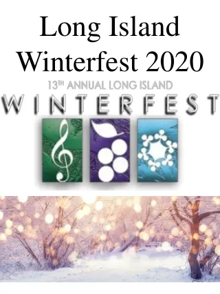 Long Island Winterfest 2020