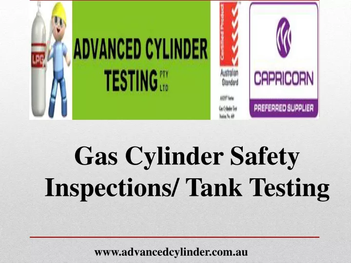 gas cylinder safety inspections tank testing