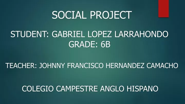 social project