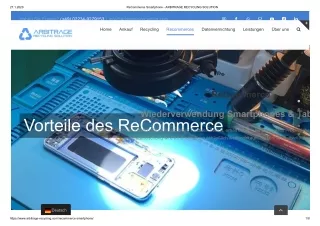 ReCommerce Smartphone - ARBITRAGE RECYCLING SOLUTION