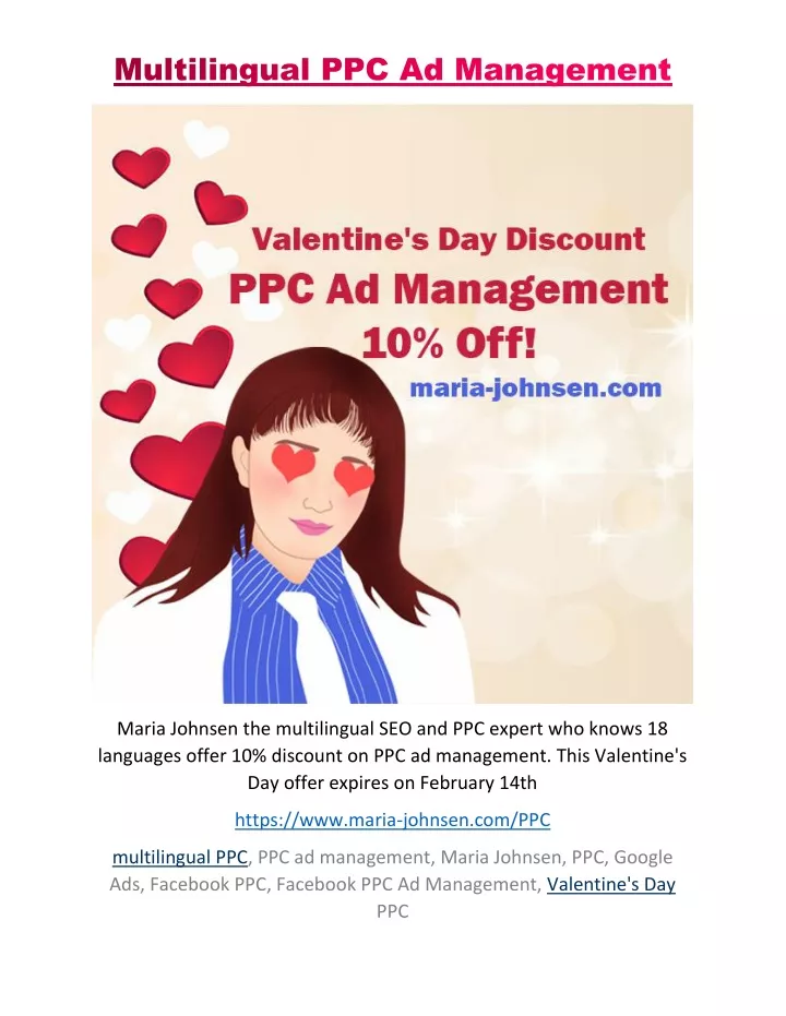 maria johnsen the multilingual seo and ppc expert