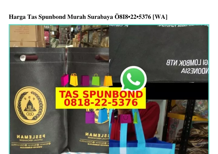 harga tas spunbond murah surabaya 8i8 22 5376 wa