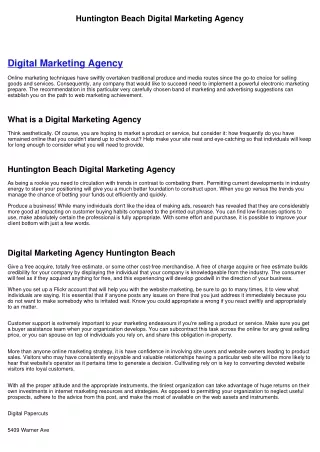 Digital Marketing Agency