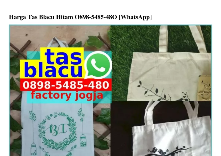 harga tas blacu hitam o898 5485 48o whatsapp