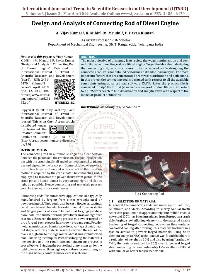 international journal of trend in scientific