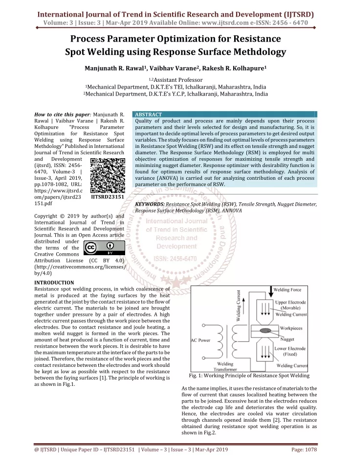 international journal of trend in scientific