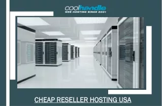 Cheap Reseller hosting In USA