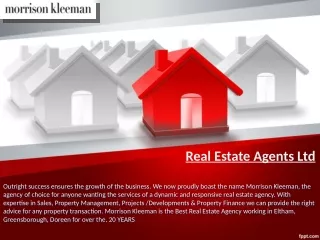 Best real estate agent eltham