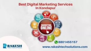 Best Digital Marketing Services In Kondapur