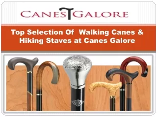 Top Selection Of  Walking Canes & Hiking Staves at Canes Galore