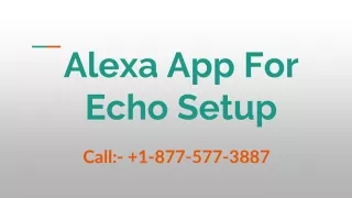 Alexa App For Echo Setup
