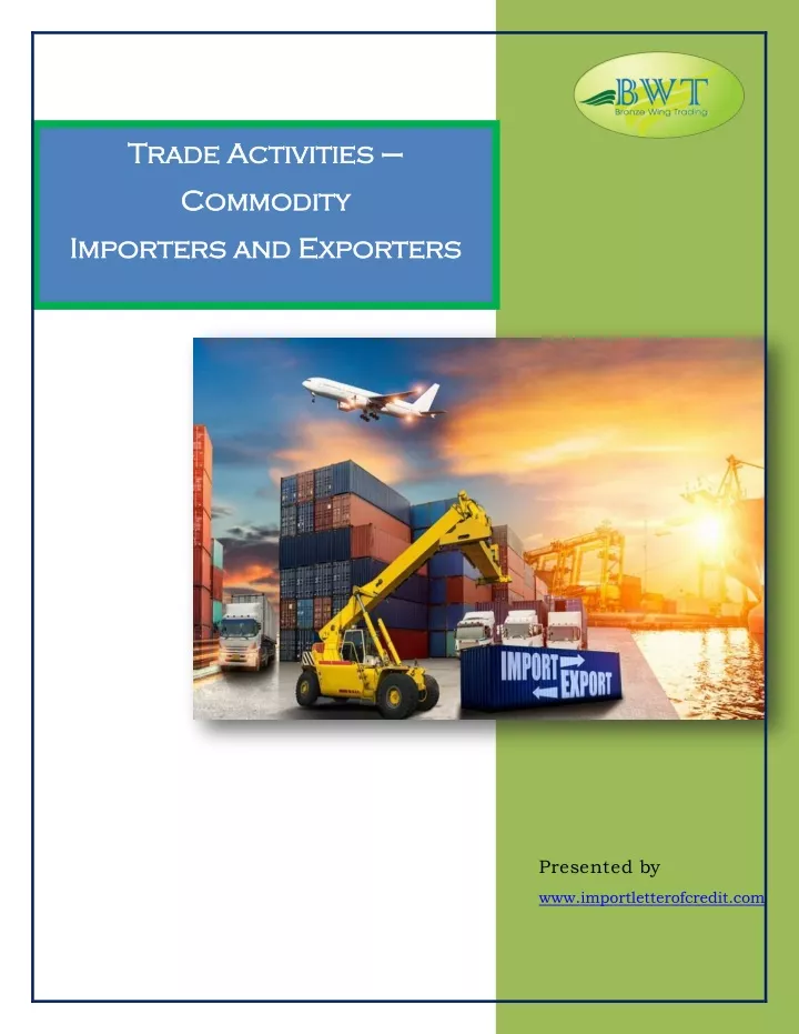trade activities trade activities