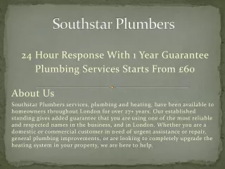 Plumbers In Earlsfield Available 24 /7 in a Day