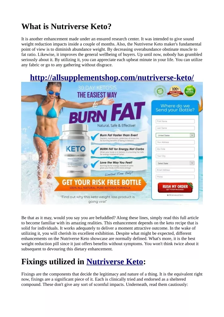 what is nutriverse keto