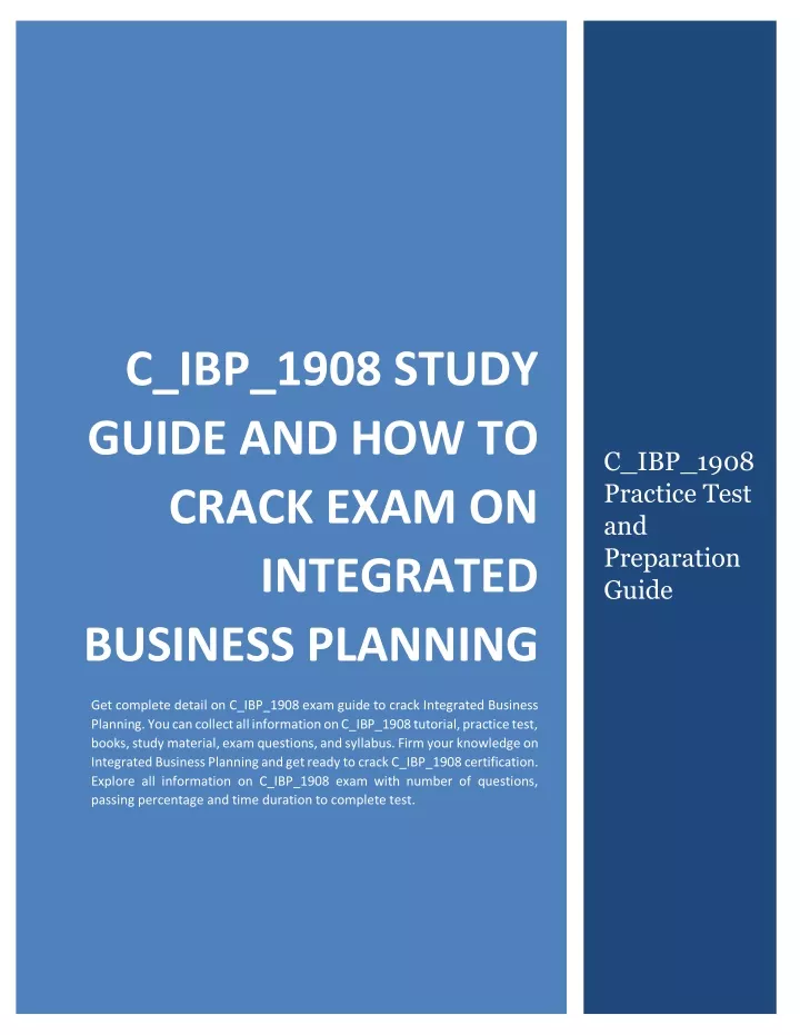 c ibp 1908 study guide and how to crack exam