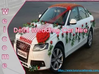 Luxury Car Travels for Wedding