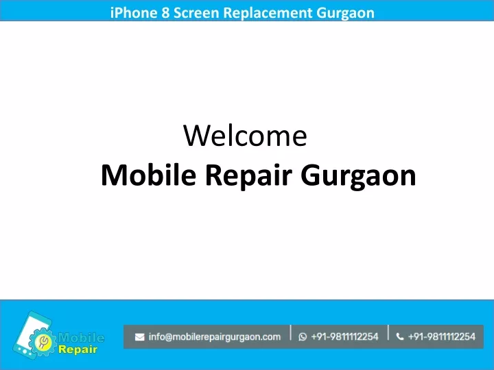 iphone 8 screen replacement gurgaon