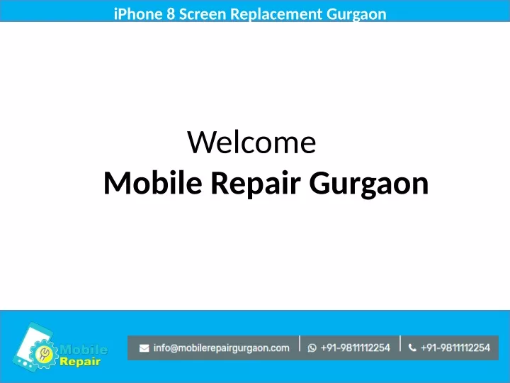 iphone 8 screen replacement gurgaon
