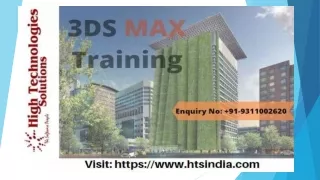 Best AutoCAD 3DS MAX Training in Delhi