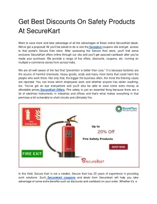 Up to 20% Off Fire Safety Products