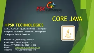 core java