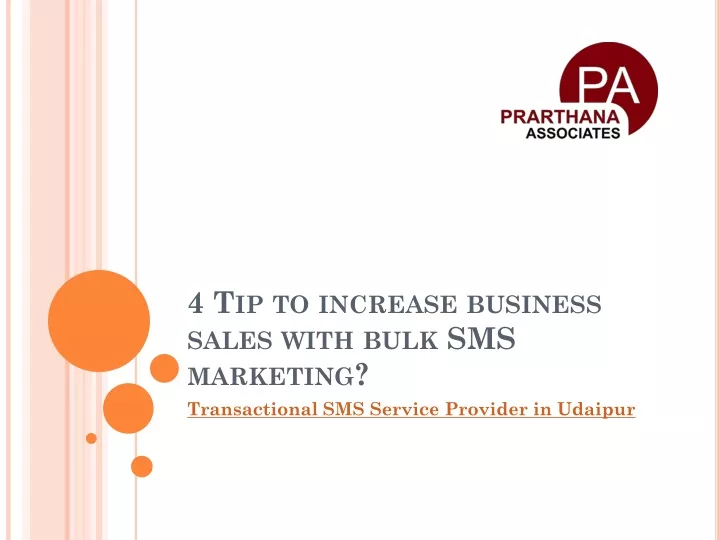 4 tip to increase business sales with bulk sms marketing