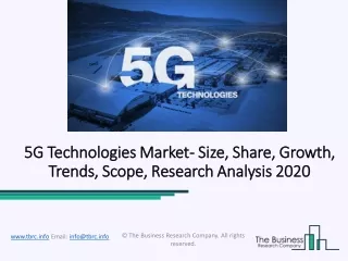 5G Technologies Market Industry Trends Global Forecast to 2022