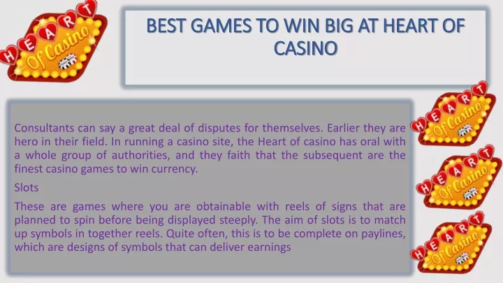 best games to win big at heart of casino