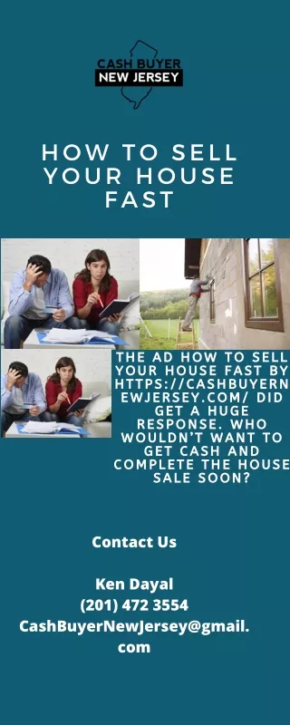 How to Sell Your House Fast - www.cashbuyernewjersey.com