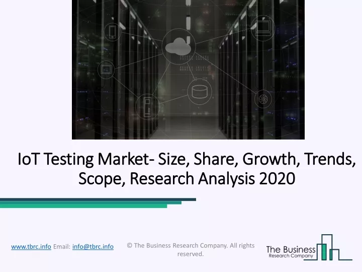 iot iot testing market testing market size share