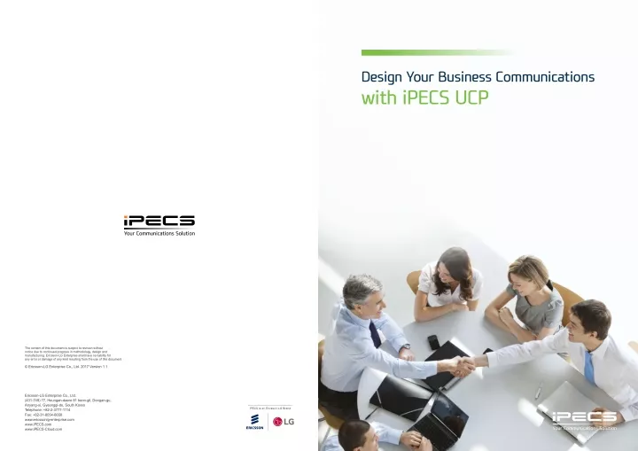 design your business communications with ipecs ucp
