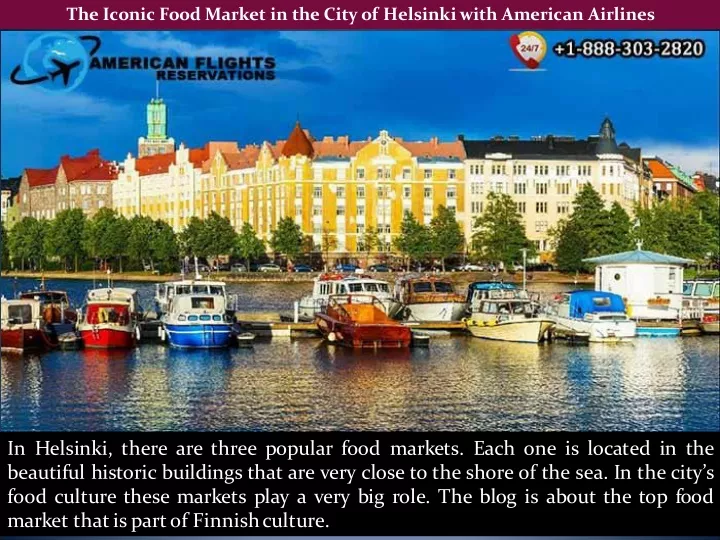 the iconic food market in the city of helsinki