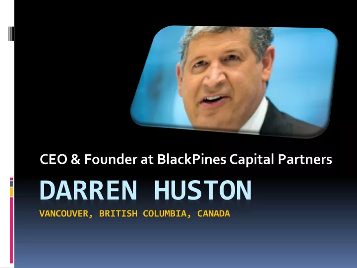 ceo founder at blackpines capital partners